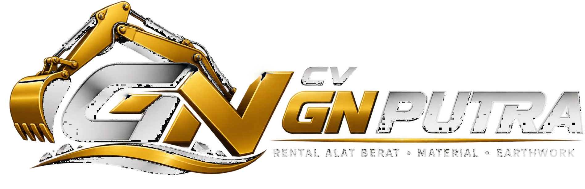 Logo CV GN PUTRA — Rental Alat Berat, Material, Earthwork